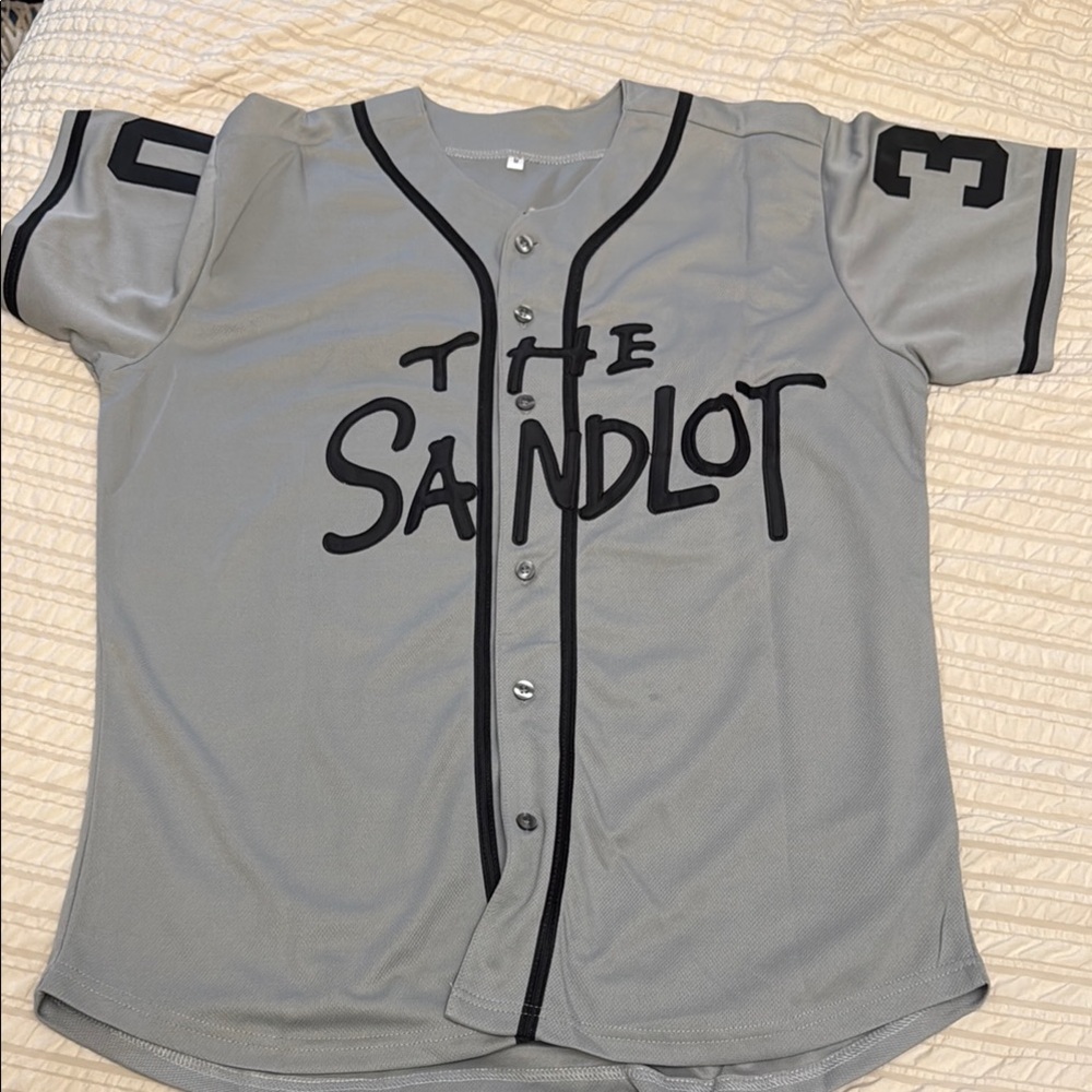 Gray 'The Sandlot' Baseball Jersey